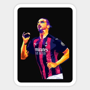 Ibrahimovic Pop Art Sticker